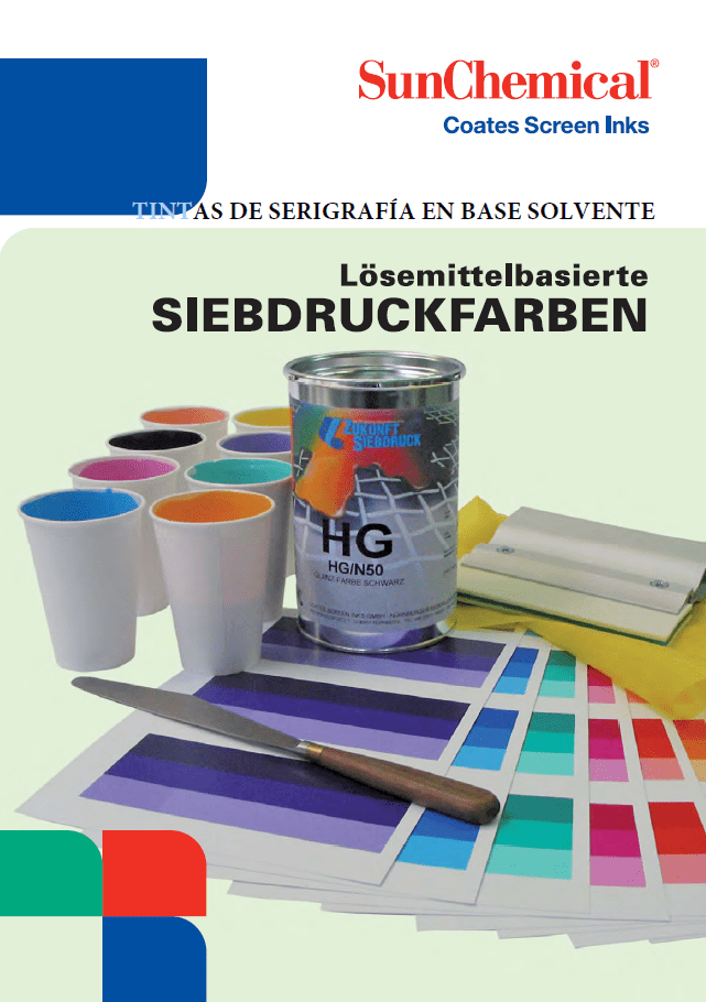 Tintas de Serigrafía en base&nbsp;Solvente.